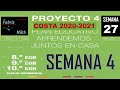 Semana 27, Básica Superior, Costa (Proyecto 4, semana 4)