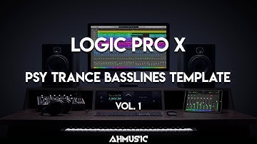 Logic Pro X Psy Trance Basslines Template Vol.1