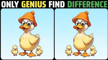 Only 3% 🧠 Genius Can Find the 3 Differences 🔍😲