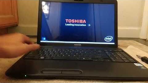 Replacing memory on Toshiba Satellite C655