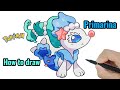How to Draw Primarina |POKEMON Step by Step