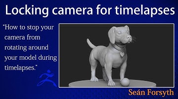 Locking your camera for ZBrush timelapses