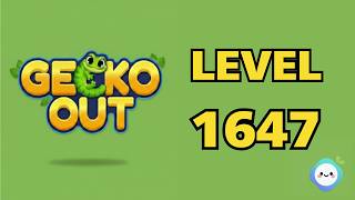 Gecko Out level 1647 Walkthrough & Solution