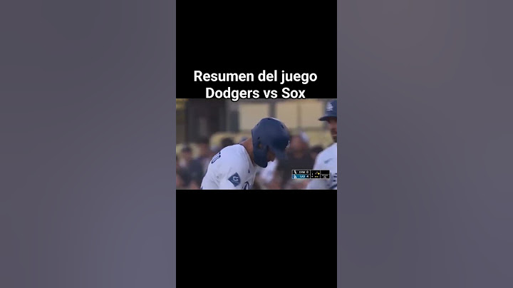 Los Dodgers ganan y continúan su buen pas. 54 G-32 P. #beisbol #mlb #dodgers