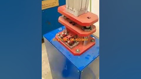 Upvc interlock punching machine