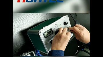 HUATEC HG5010 Vibration Calibrator Vibration Meter Calibration operation video