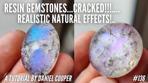 #136. Resin GEMSTONES CRACKED! Realistic NATURAL EFFECTS! A Tutorial by Daniel Cooper
