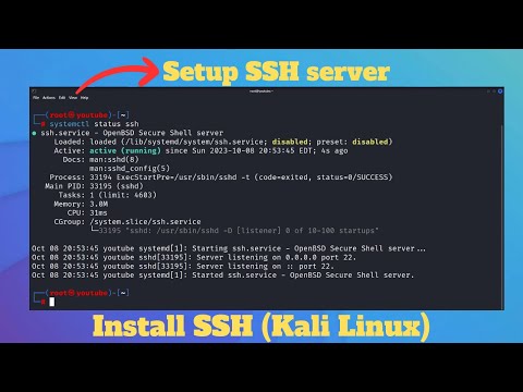 How to Install SSH in Kali Linux