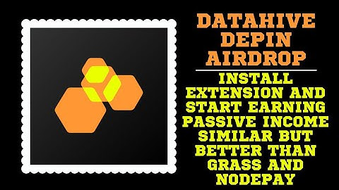 Datahive Airdrop: How to get Started with Datahive Mining on mobile