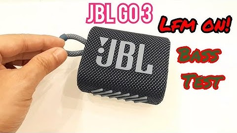 How to Activate Low Frequency Mode! JBL Go 3 LFM On! 100% Volume | Bass Test