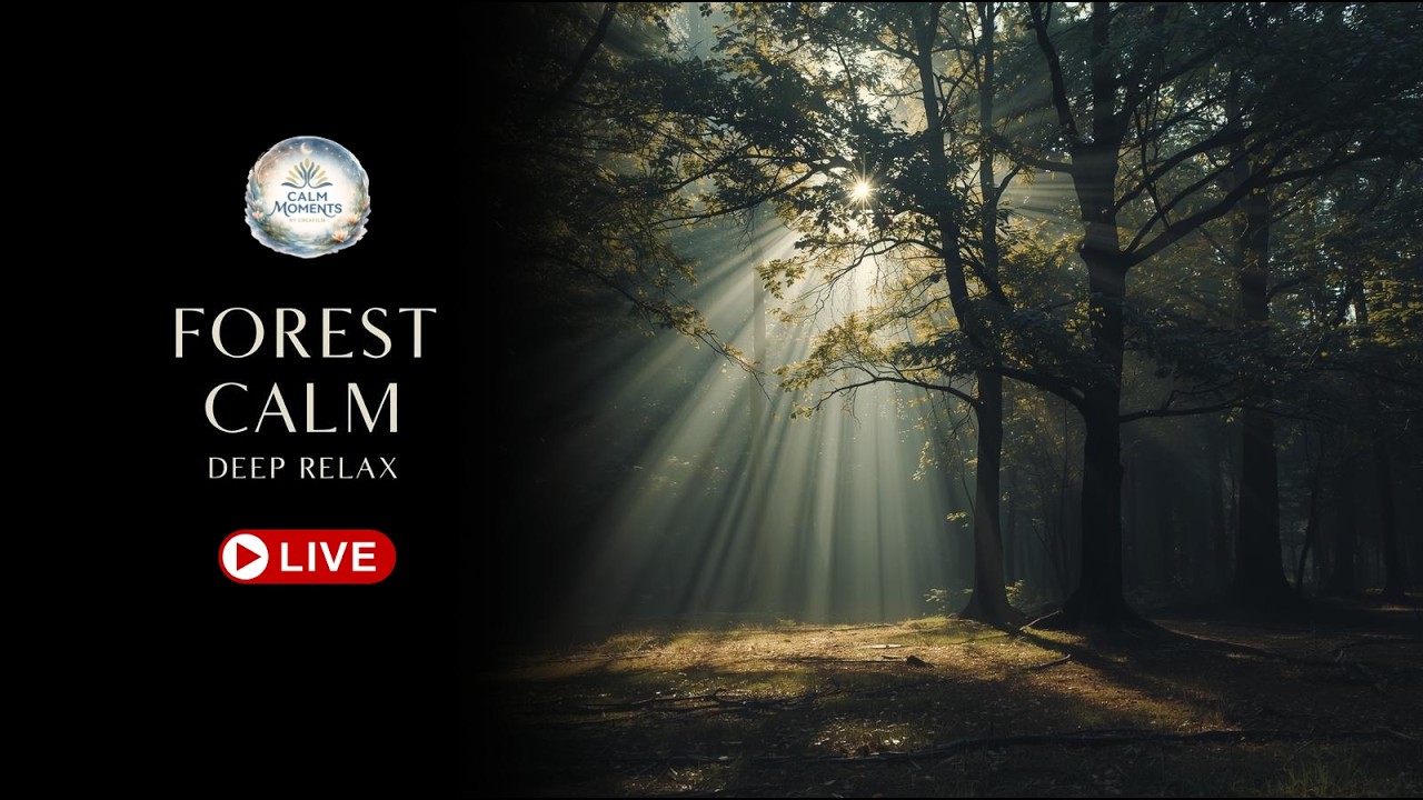 Enchanted Forest Live 🌿 8 Hours of Deep Calm & Nature Sounds | Musica Rilassante