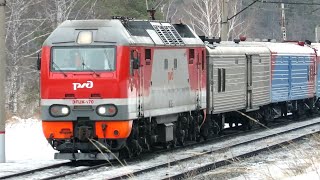 «Движение на перегоне» Пассажирские поезда с электровозом ЭП2К