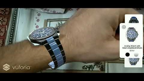 AR Try-On Watch Android/iOS App with Vuforia