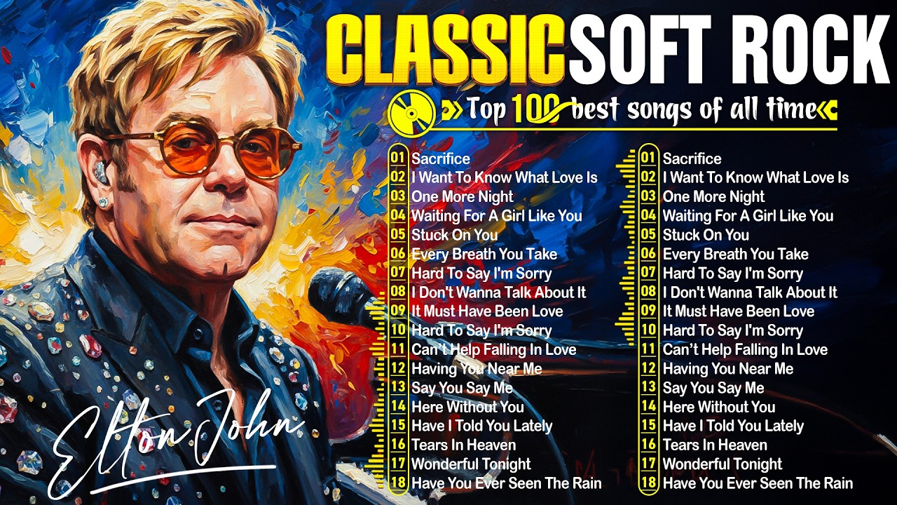 Soft Rock Ballads 70s 80s 90s | Lionel Richie, Rod Stewart, Bee Gees, Elton John, Air Supply