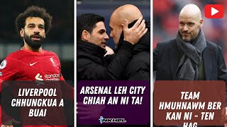 Arsenal leh City chiah an ni ta! Liverpool chhungkua a buai, Team hmuhnawm ber kan ni - Ten Hag