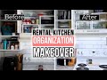 Rental kitchen organization makeover on a budget   practical tips