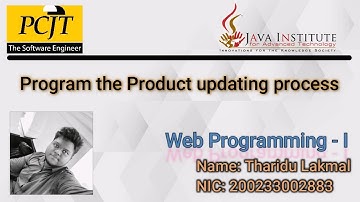 Program the product updating process (Task 14)
