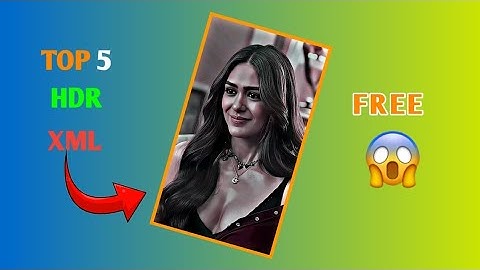 TOP 5 SHARPEN HDR CC PRESET | ALIGHT MOTION CC XML | ALIGHT MOTION CC PRESET..