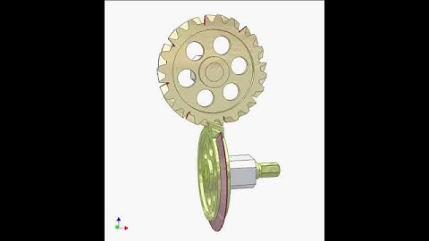 Skew teeth uncompleted gear drive 1b480p | Mechanisms |Mechanical Engineering | Design Concepts |