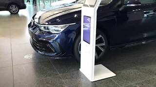 Vw Golf 8 R Line Blue Blau Walkaround Youtube