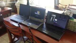 3x Laptop Race: Windows ME vs. Windows XP vs. Windows 7