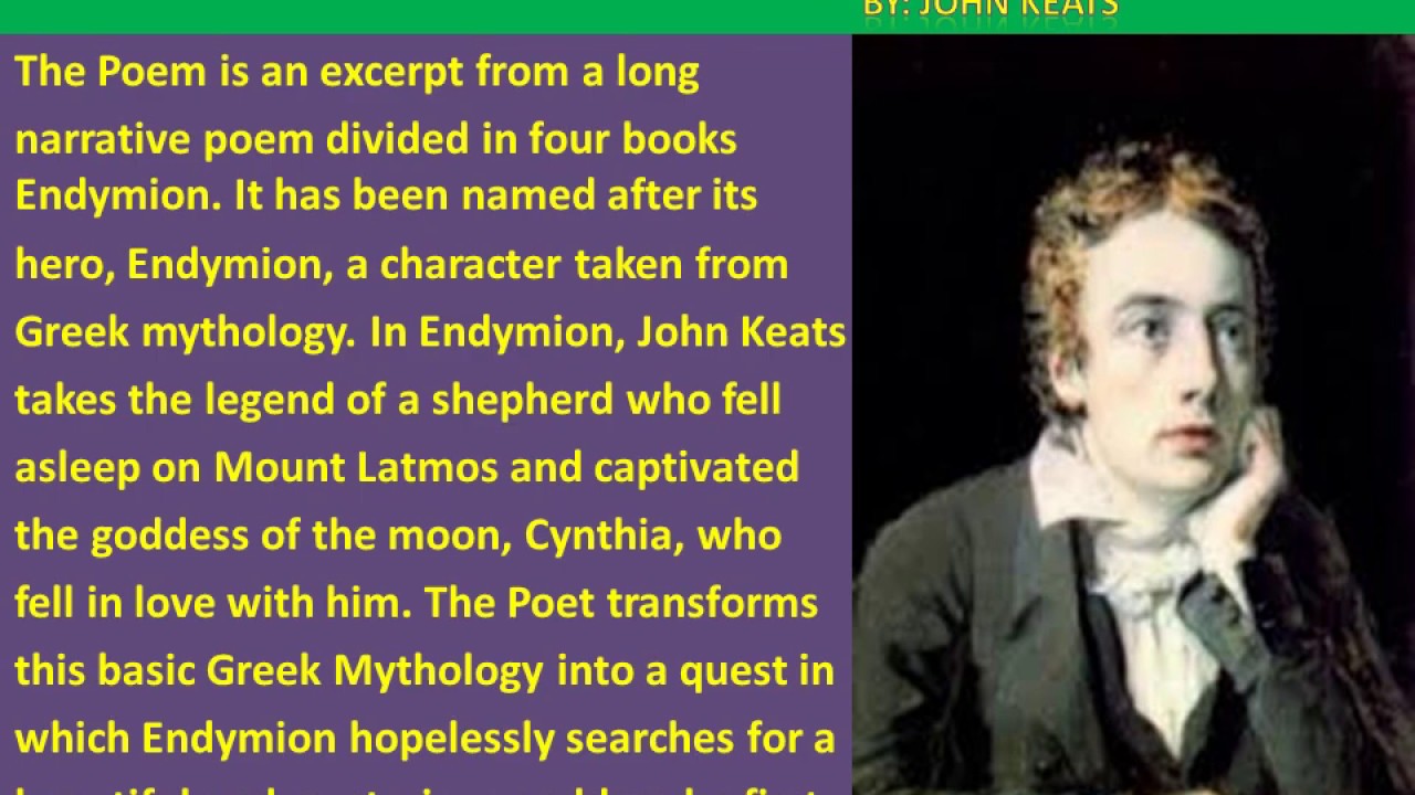 Summary Of John Keats Bolt Of Beauty
