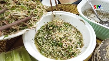 Độc đáo món gỏi tôm dân tộc Thái