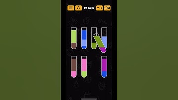 Water Sort puzzle level 1436