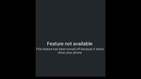Display over other apps features not available for REALME C11 2021