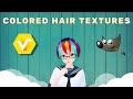 Vroid Studio - How to do different colored Hair textures