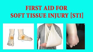 First Aid for Soft tissue Injury [STI] |मांसपेशियों में खिंचाव | मोच | भीतरी चोट|First-Aid in Hindi| screenshot 4