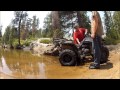 2004 yamaha wolerine gets stuck in slickrock river