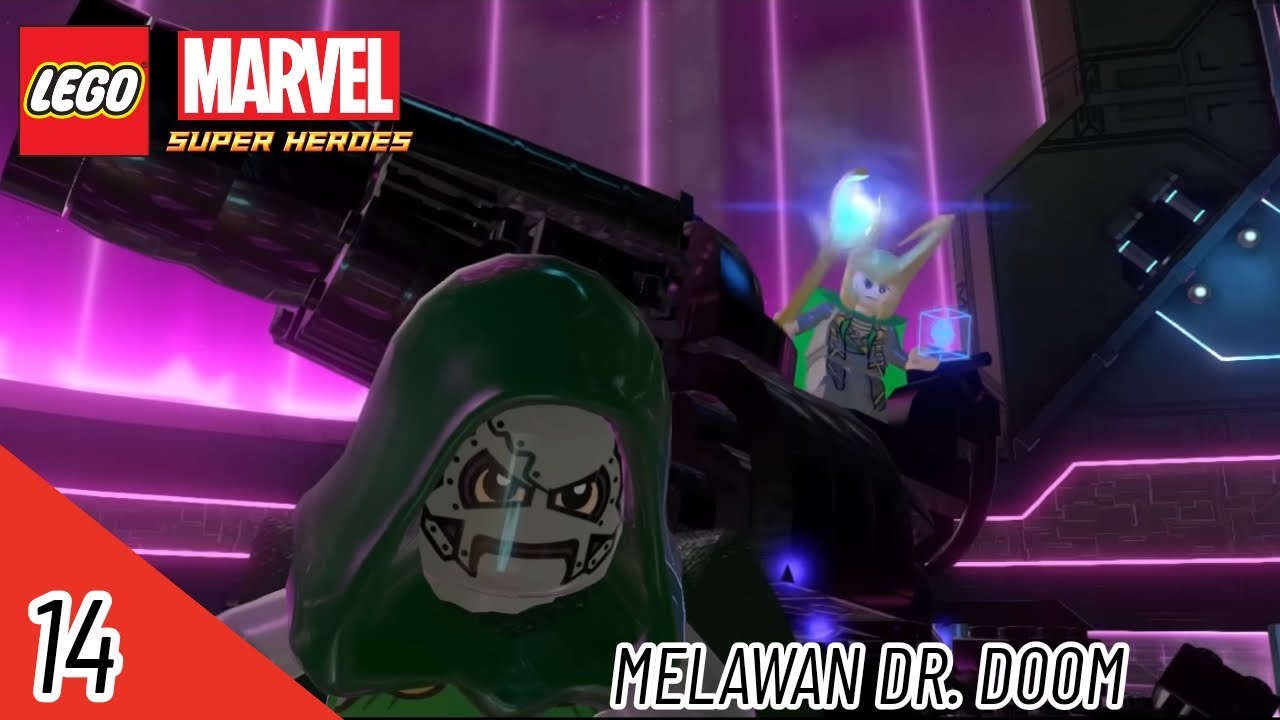 Melawan kekuatan dari Dr. Doom - Lego Marvel Super Heroes - Part 14