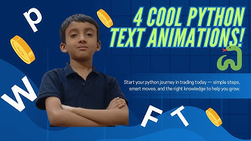 🔥 4 Cool Python Text Animations!
