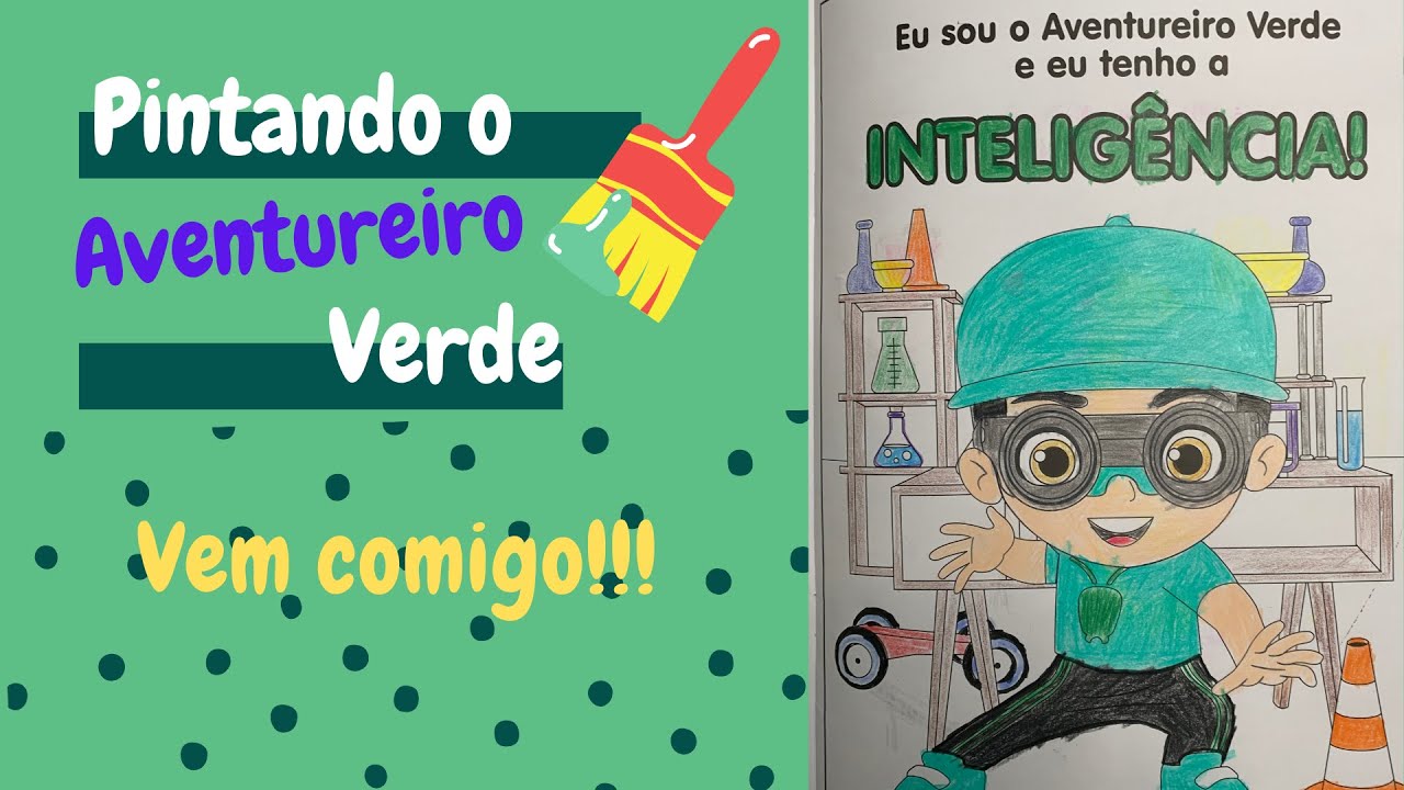 Livro de colorir Os Aventureiros (Em Portugues do Brasil)