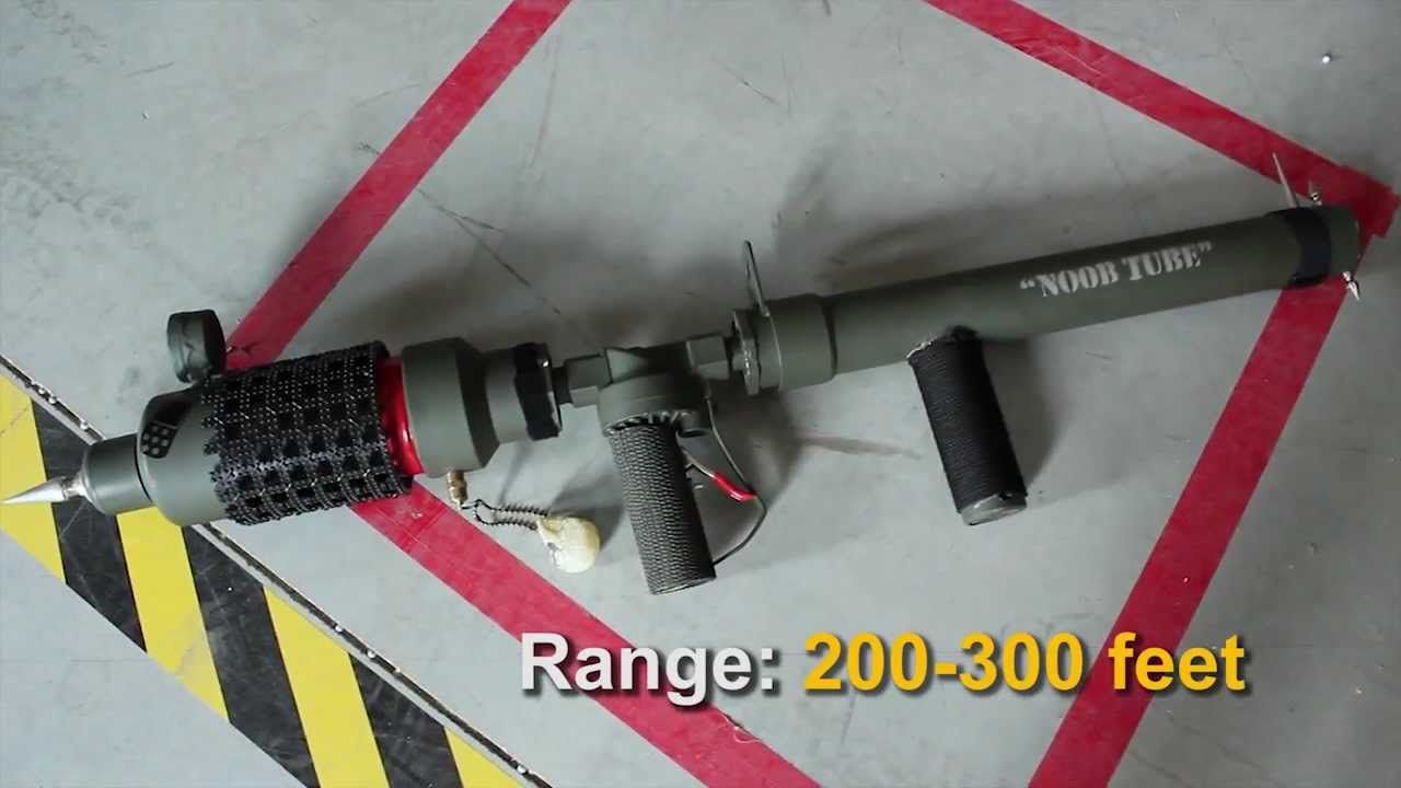 Airsoft Nerf Rocket Launcher Prototype Youtube