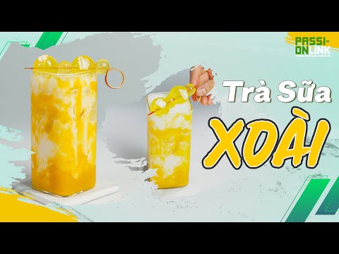 Video Cách Làm Trà Sữa Xoài Tươi Thạch Phô Mai || PASSION... - youtube
