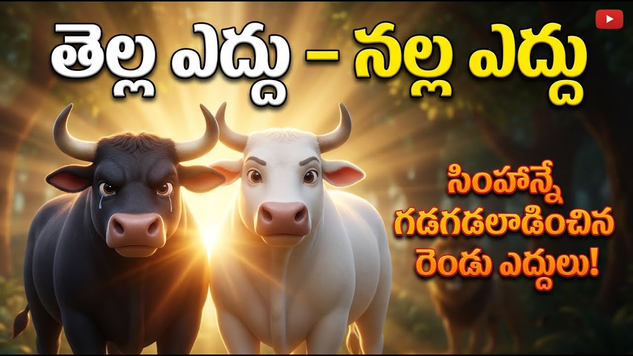 తెల్ల ఎద్దు - నల్ల ఎద్దు ఆసక్తికరమైన కథ |  సింహాన్నే గడగడలాడించిన ఎద్దులు 