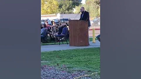 Dedication of the Memorial Bench at Hillcrest Middle School - Sage Casey