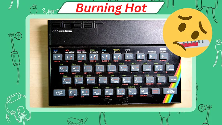 ZX Spectrum 48K Repair - Hot Chip