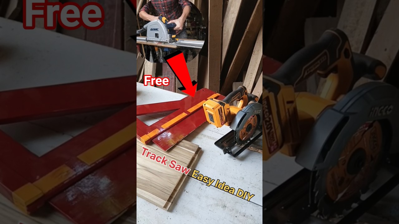 Homemade Track Saw | Lakdi, Cardboard Aur Ply Se Powerful DIY Tool 