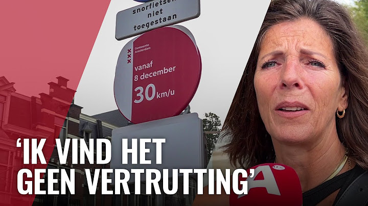 Straks 30 kilometer per uur in bijna heel Amsterdam