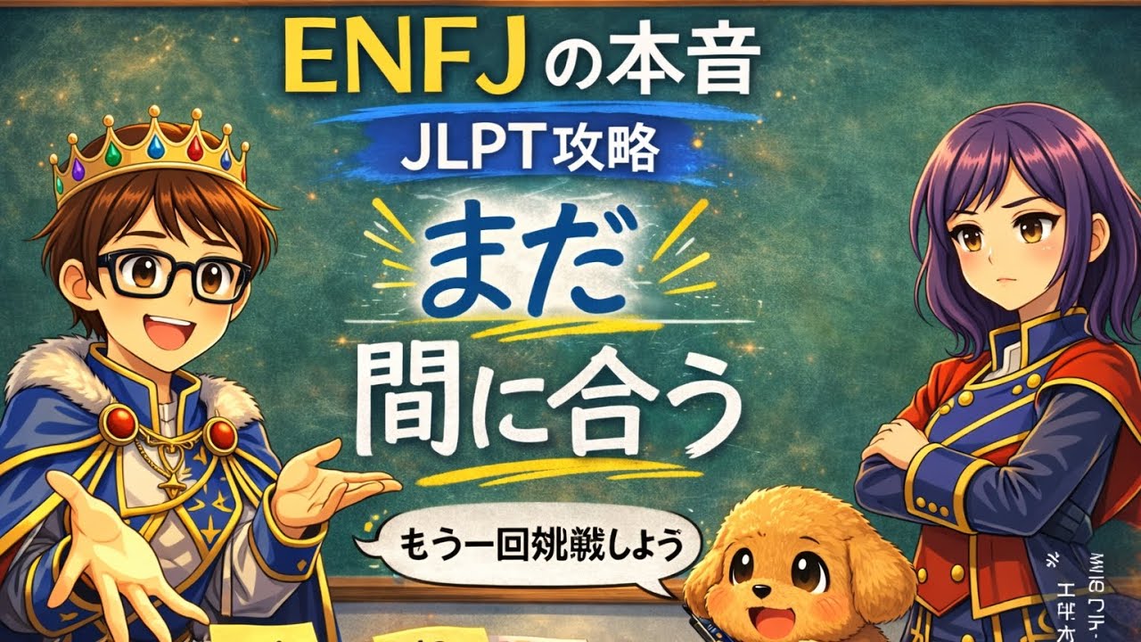 JLPTが不安？ENFJ教師はこう考えます｜N1への道