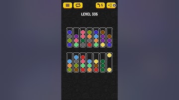 BALL SORT PUZZLE | LEVEL 335 | AM Games