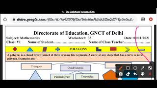 class-6|Doe maths worksheet-33|Date-1/11/21|English medium@maths solutions with rose ma'am