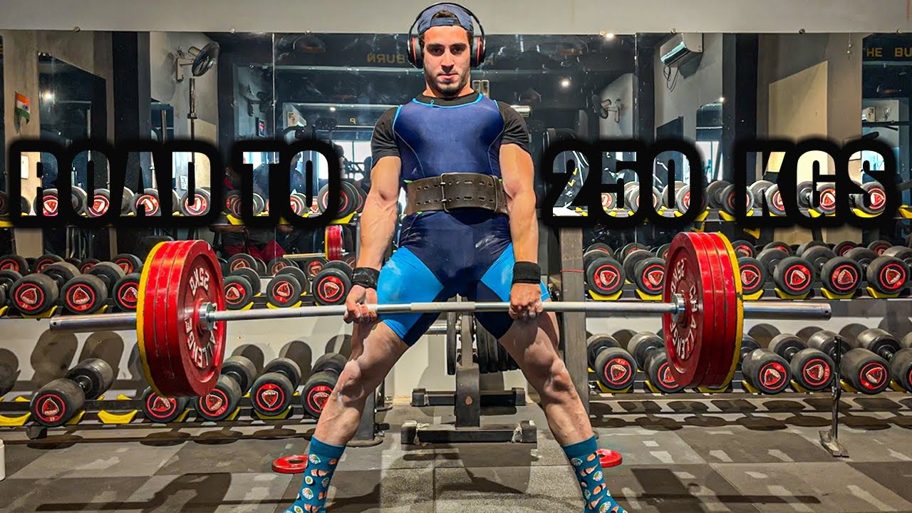 Road to 250 Kgs Deadlift Powerlifting India Ep. 01 YouTube