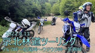 2022.8.11.京北林道ツーリング(ダルマ峠~松尾峠~ウジウジ峠~茶呑峠)