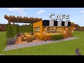 Minecraft: How to build a cafe shop tutorial (Easy) | Game world