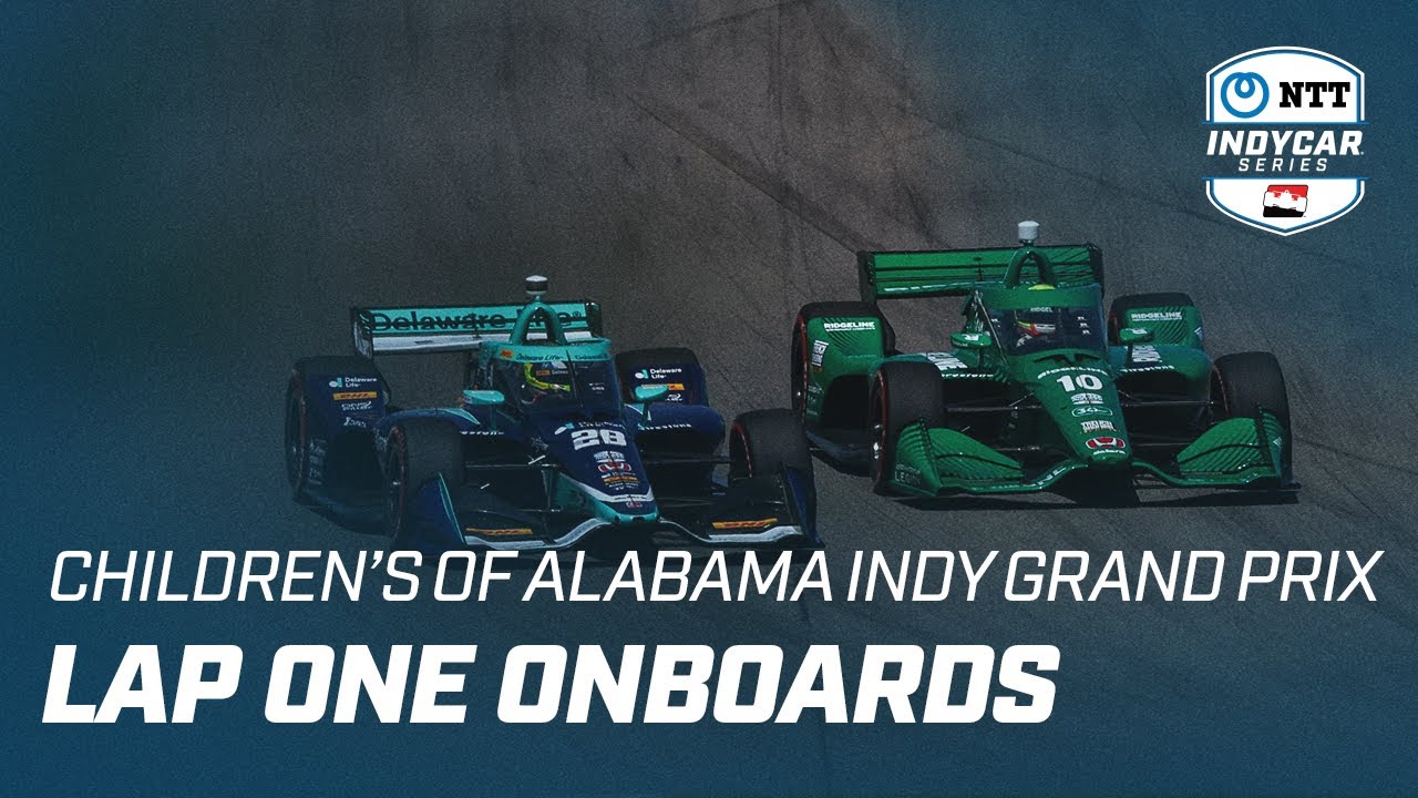 LAP ONE ONBOARDS // CHILDREN'S OF ALABAMA INDY GRAND PRIX