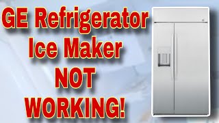 How to Fix GE Built-In Refrigerator Not Making Any Ice | Ice Maker Not Working | Model #PSY48YSNBSS by DIY Repairs Now 640 views 8 months ago 9 minutes, 16 seconds